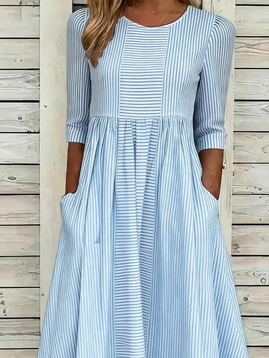 Margot Striped Maxi Dress Multi 3