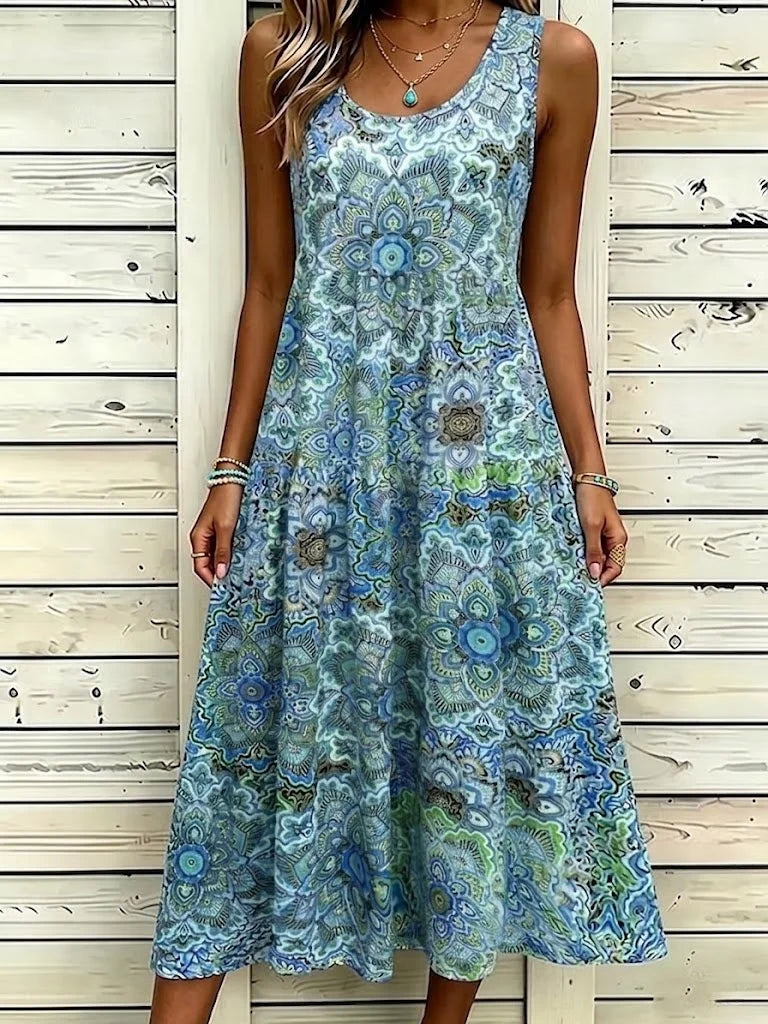 Ophelia Paisley A-Line Maxi Dress Multi 1