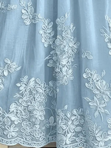 Gwen 3D Floral Lace A-Line Maxi Dress Floral 2