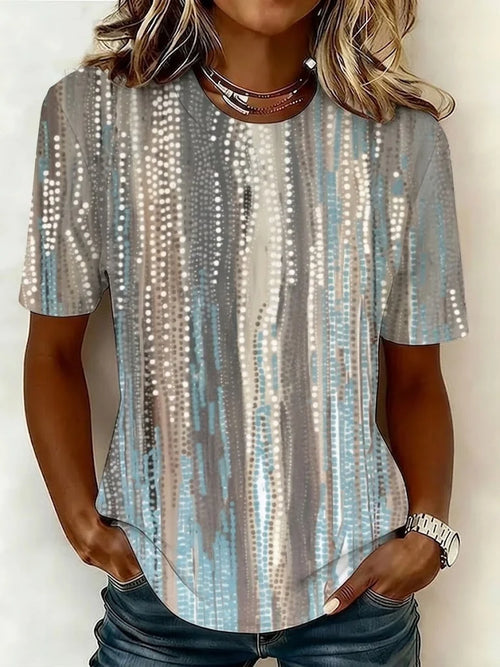 Margot Dotted Linen T-Shirt Dress shirt 1