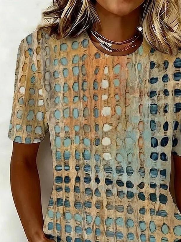 Margot Vintage Dot Loose Dress Multi 2