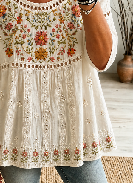 Isabelle Floral Loose Blouse Floral 3