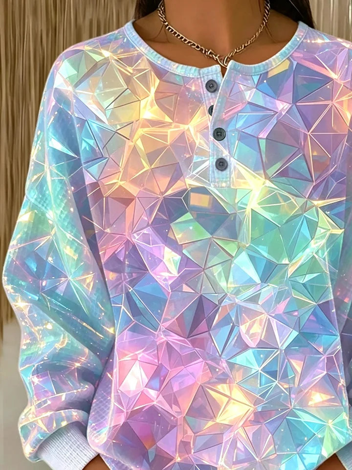 Margot Oversized Crew Sweatshirt Multi 3