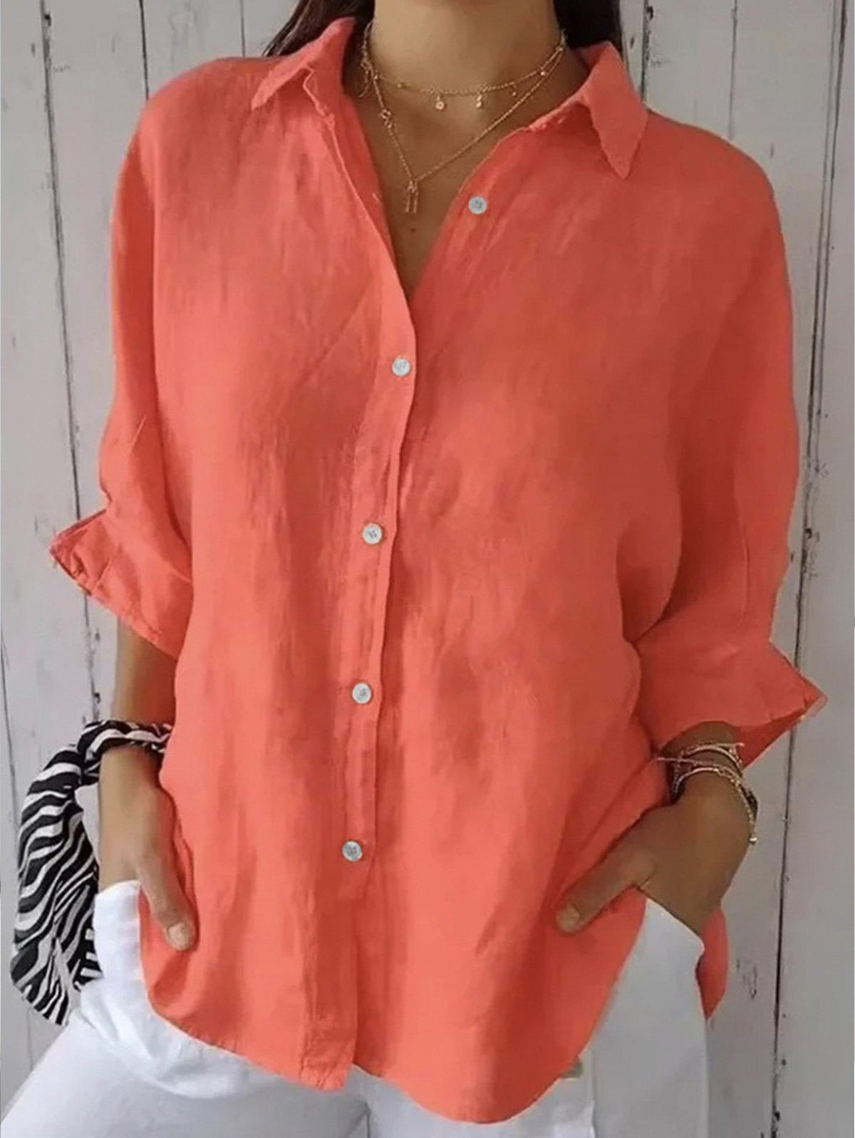 Leonie Cotton Shirt Dress Green 1