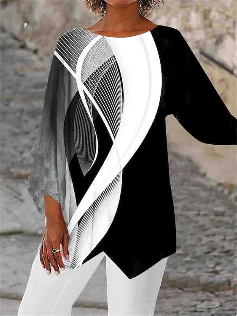 Lucia Butterfly Blouse Black 1