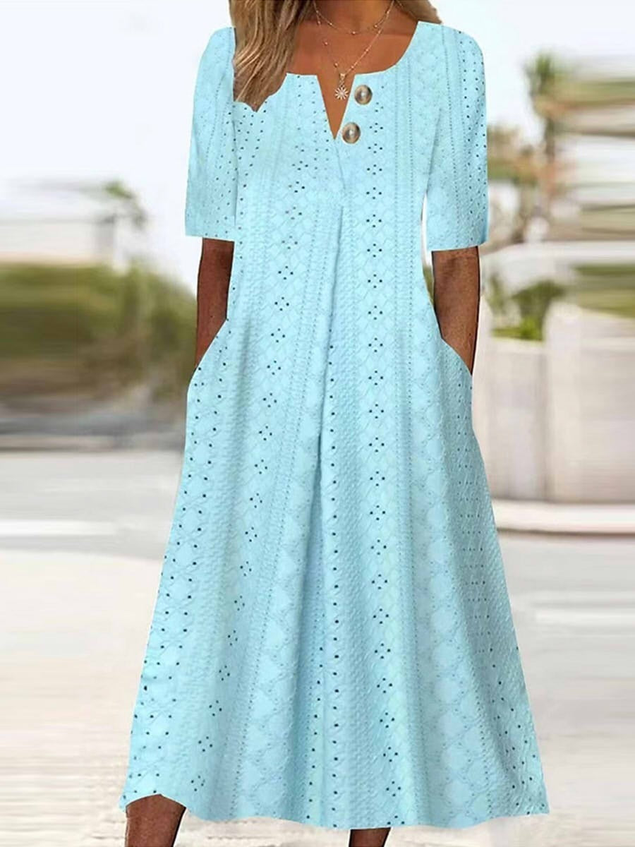 Evangeline Cutout Midi Dress Green 1