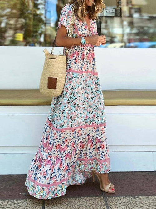 Celeste Floral Maxi Dress Floral 1
