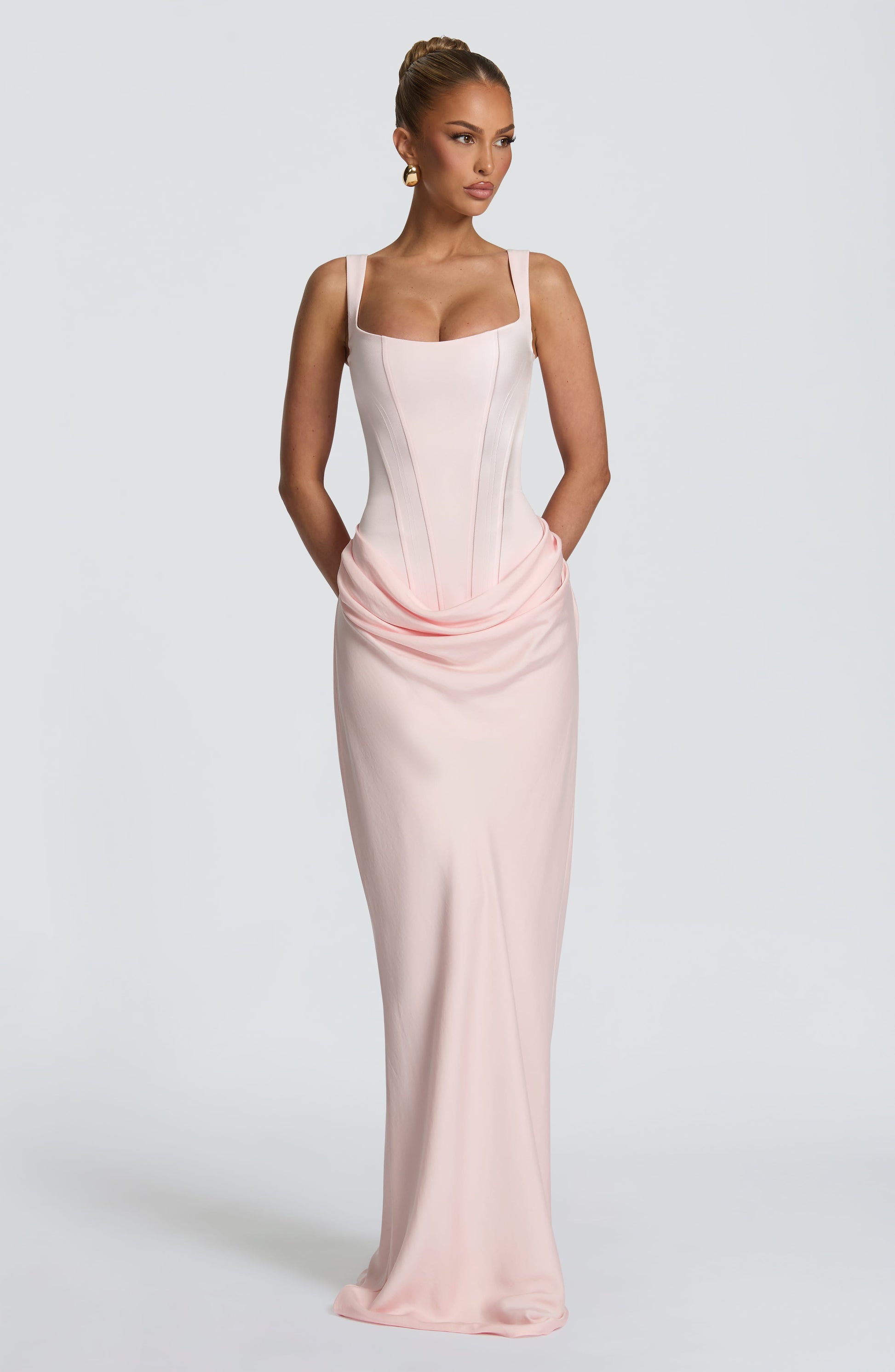Cornelia Burgundy Maxi Dress Burgundy 29