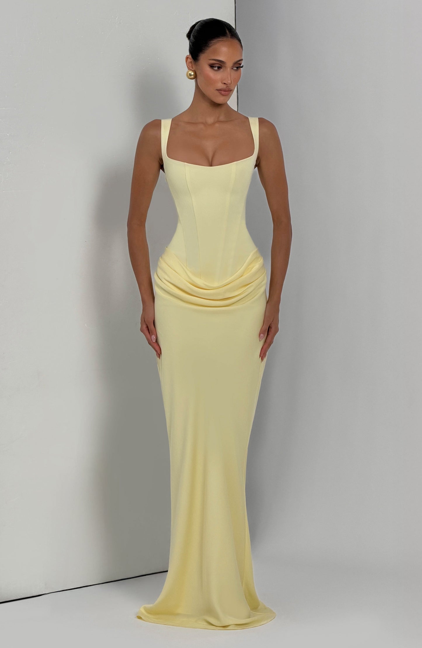 Cornelia Burgundy Maxi Dress Burgundy 18