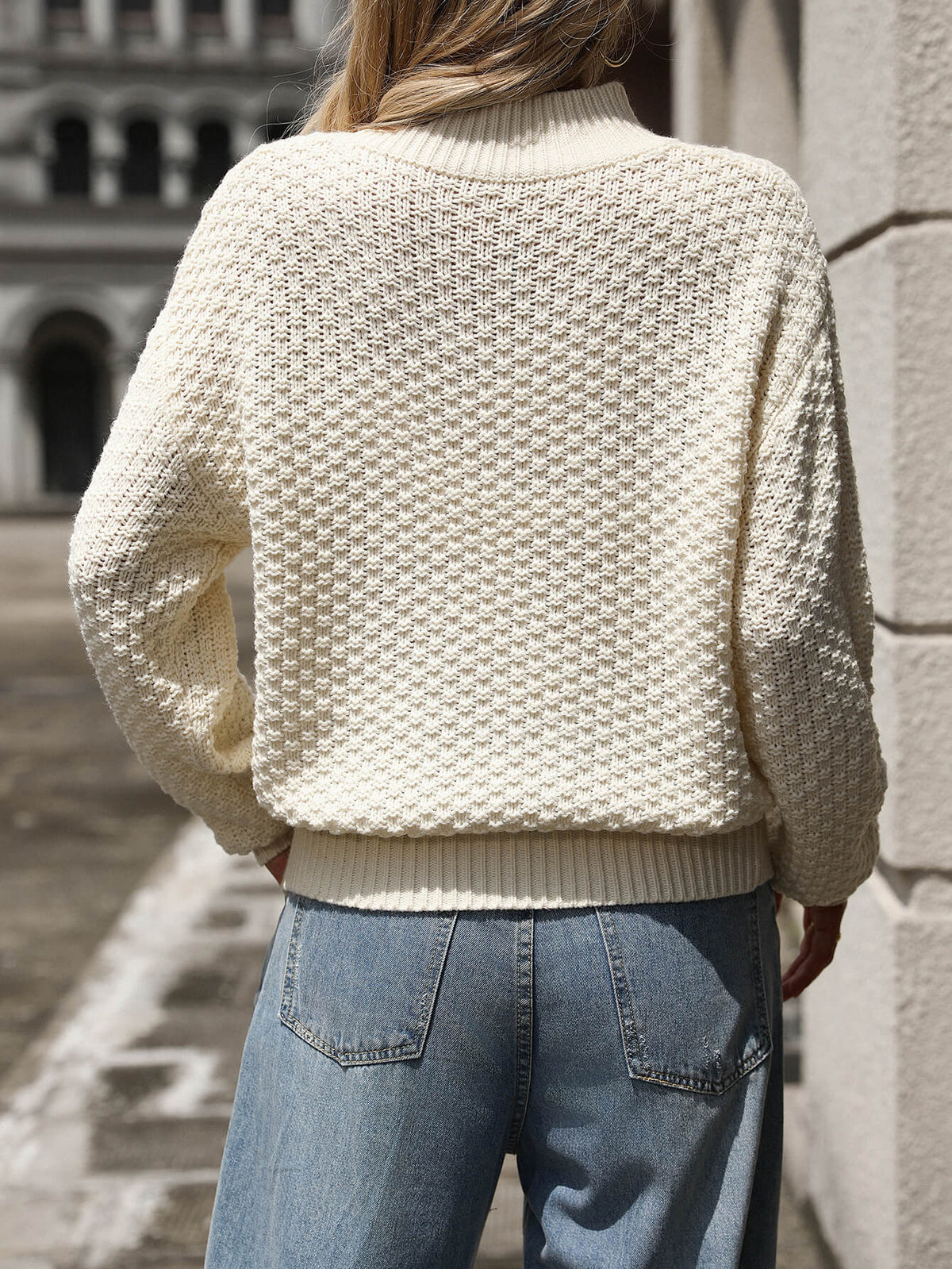 Billie Turtleneck Sweater Cream 6