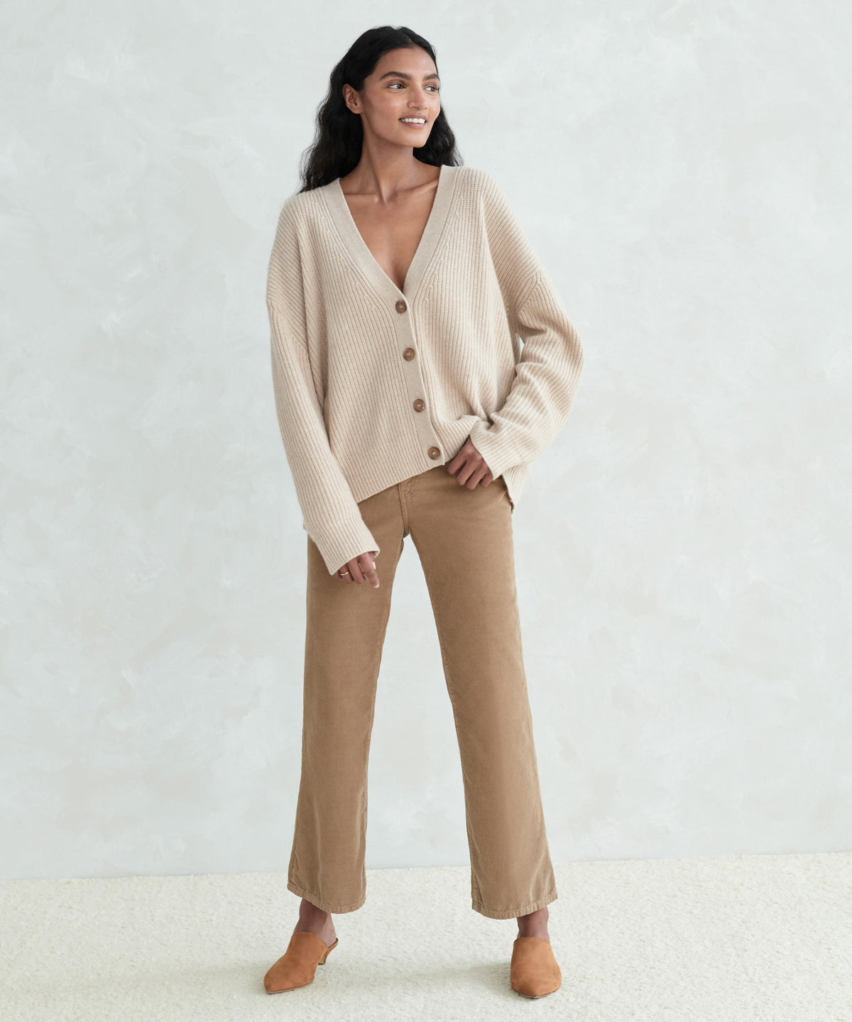 Margot Cashmere Cocoon Cardigan Multi 2