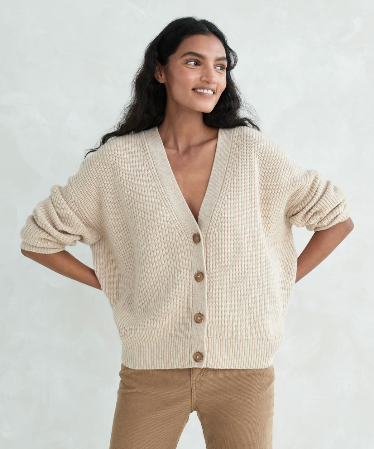 Margot Cashmere Cocoon Cardigan Multi 1