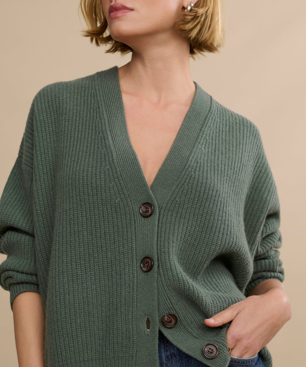 Margot Cashmere Cocoon Cardigan Multi 18