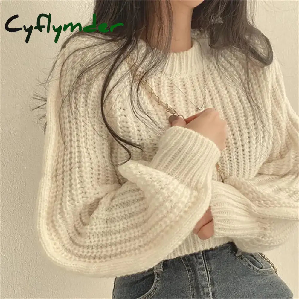 Amelie Knit Sweater White 4