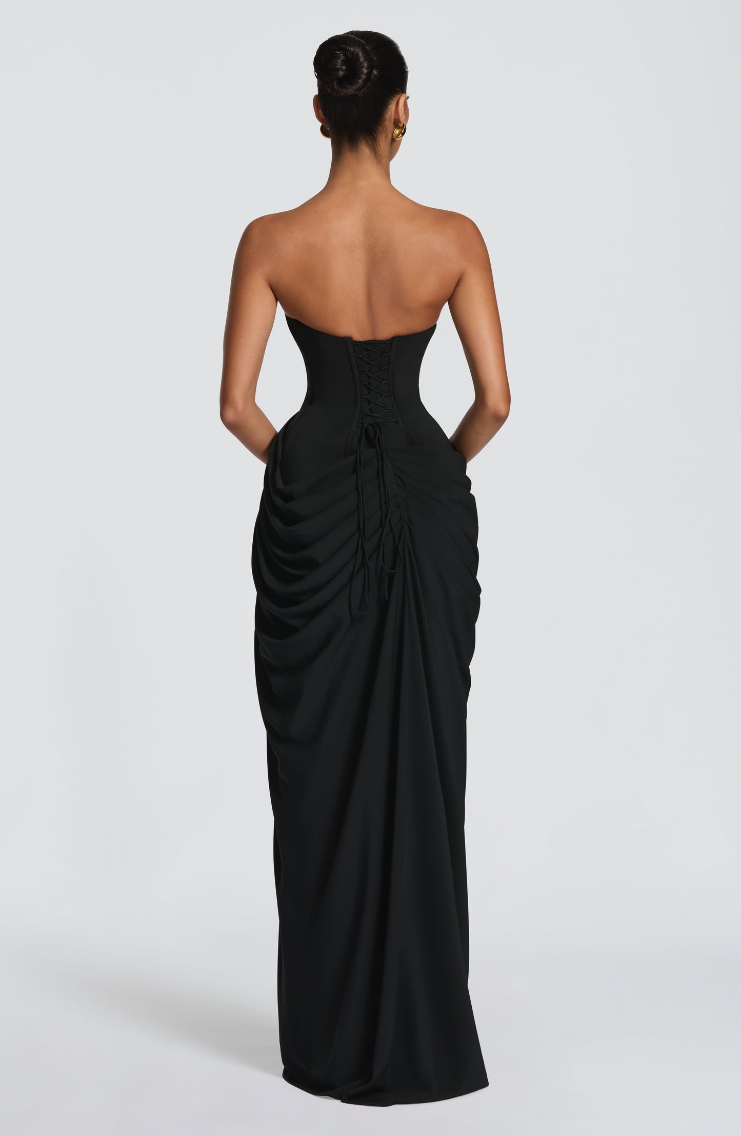 Cyra Black Maxi Dress Black 2