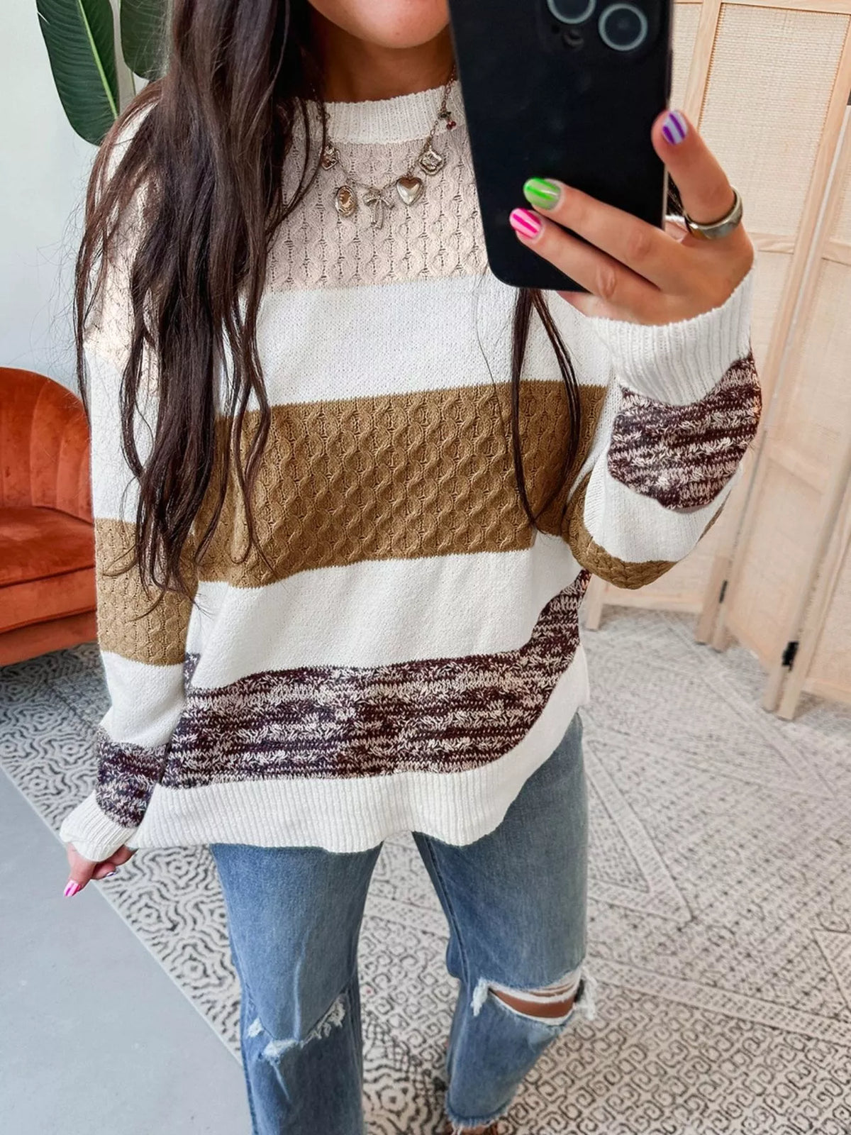 Dorothea Knit Sweater Dress Multicolor 2