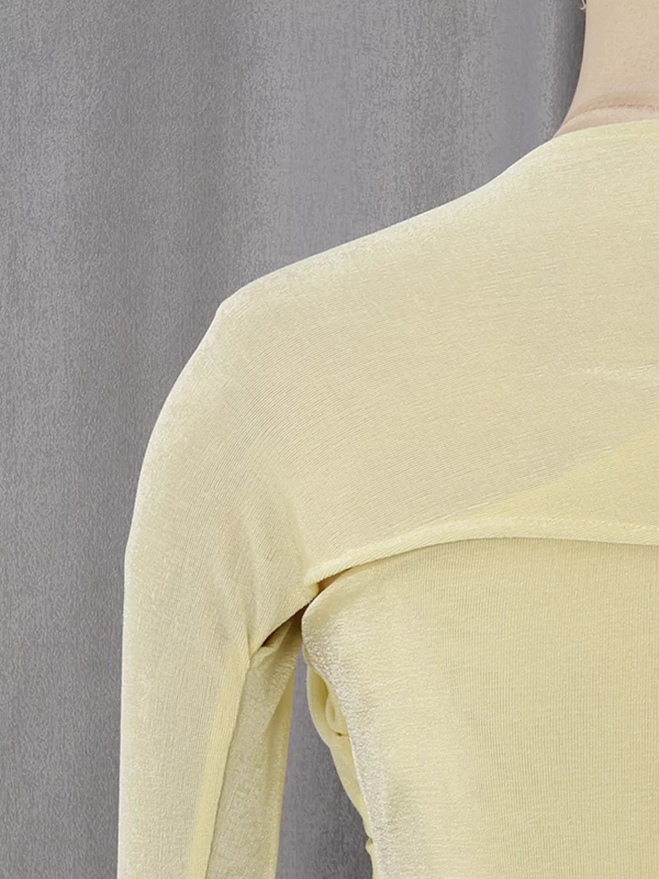 Isabelle One-Shoulder Draped Maxi Dress Yellow 10