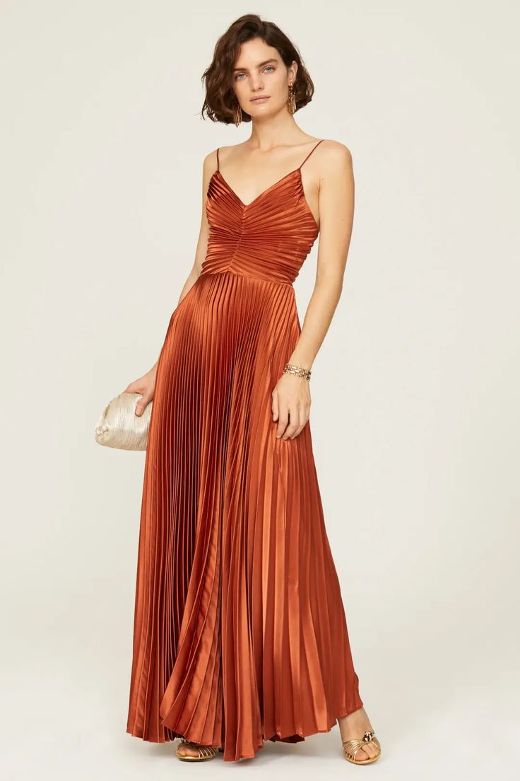 Aria Satin Maxi Dress Multi 1