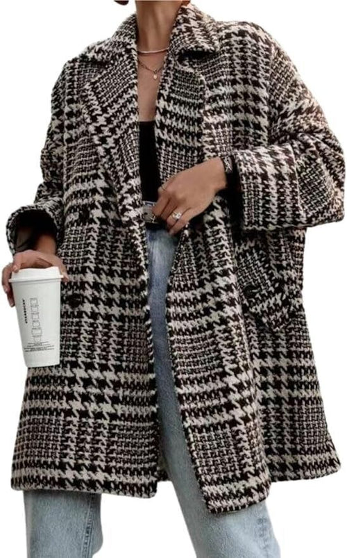 Margot Plaid Oversized Coat Multi 1