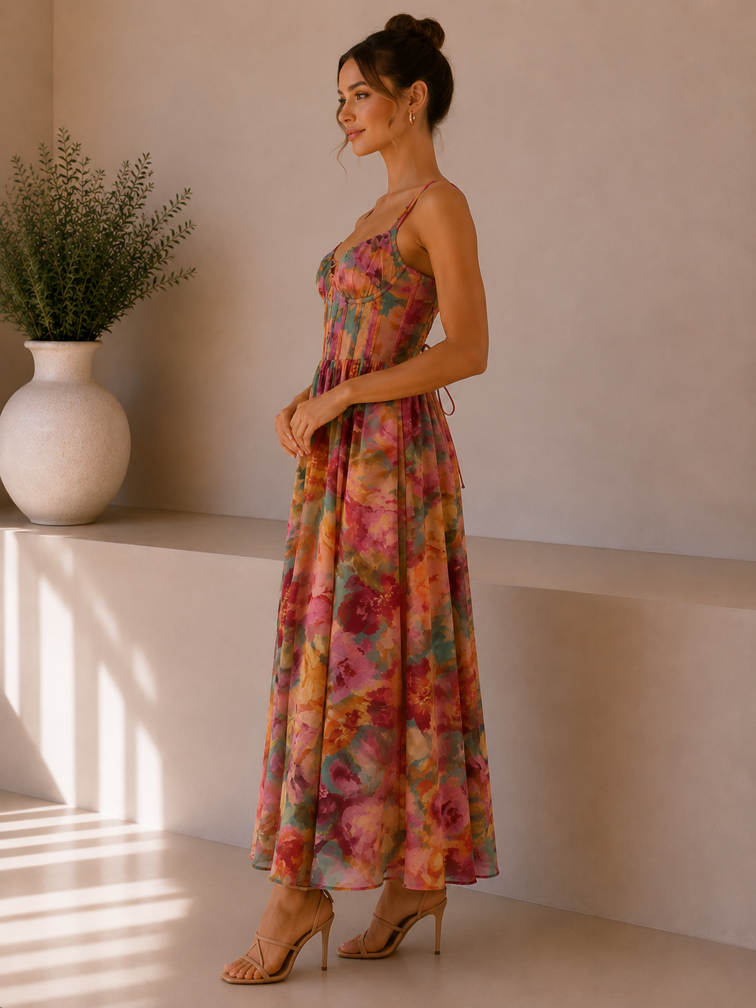 Eliana Floral Maxi Dress 2