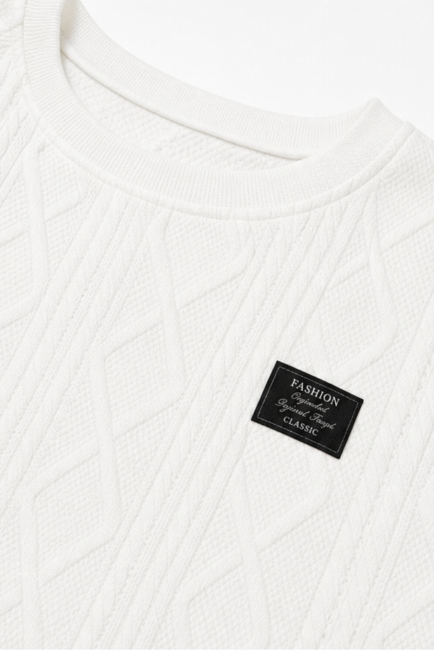 Celeste Knit Co-ord Set White 7