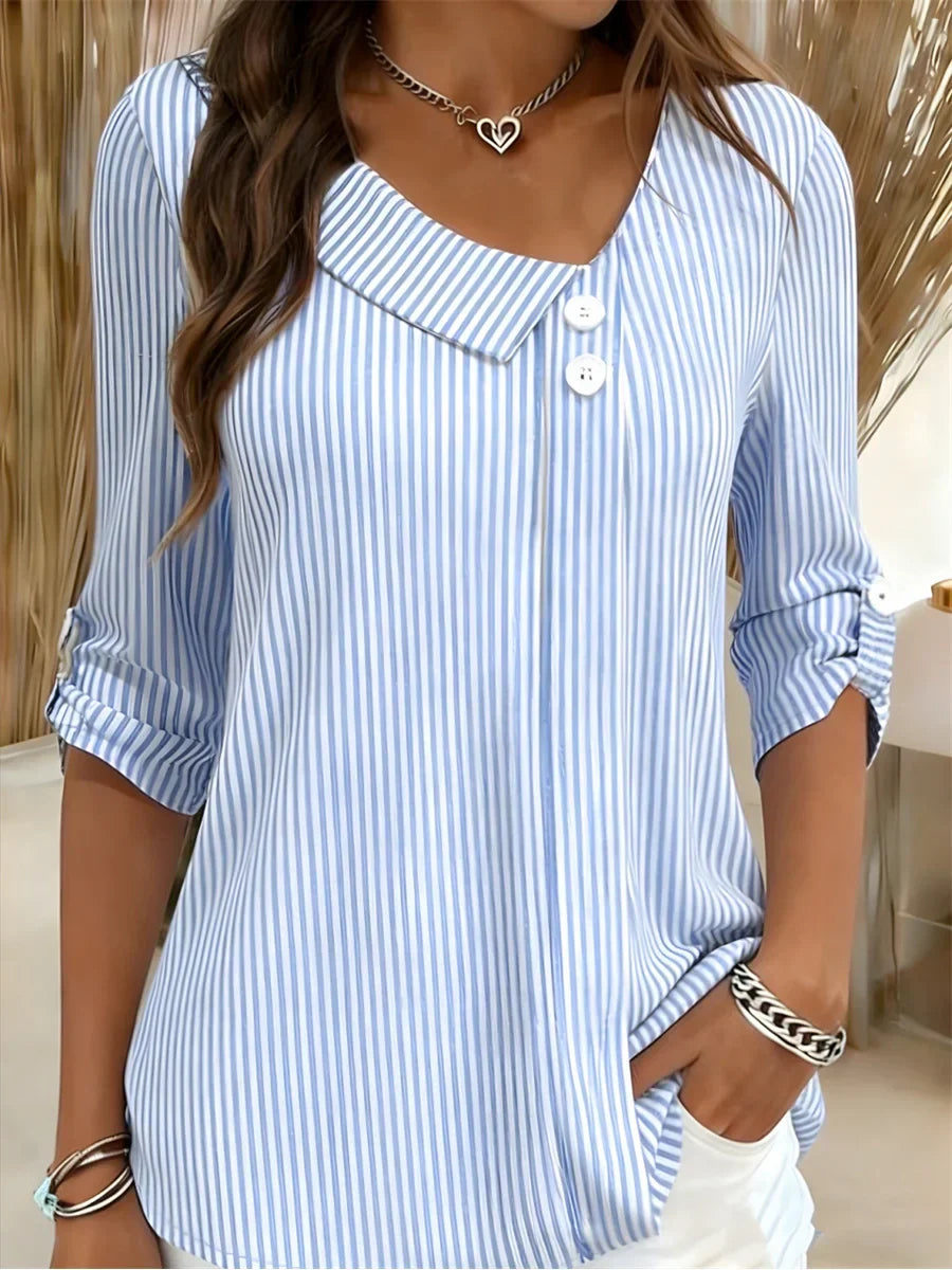 Daphne Striped Linen Shirt shirt 1