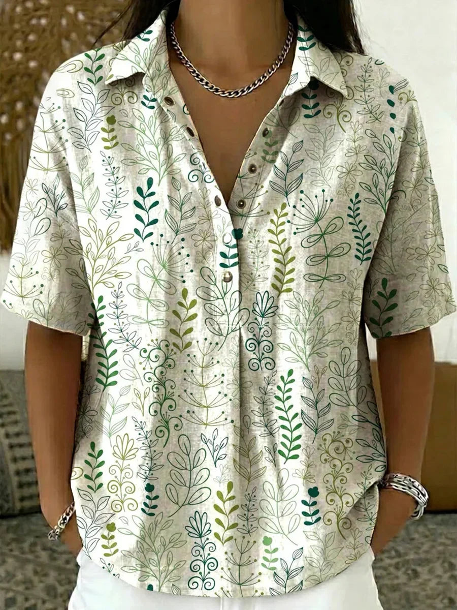 Margot Floral Polo Shirt Floral 1
