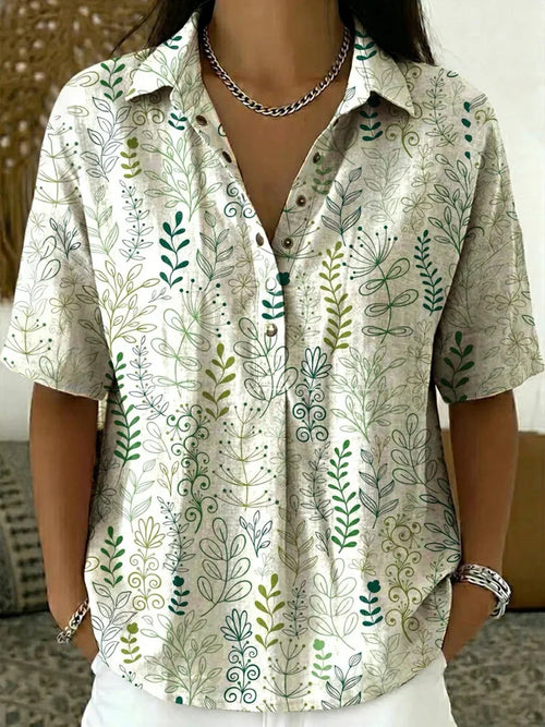 Margot Floral Polo Shirt Floral 1