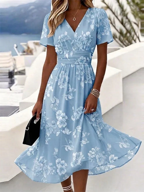 Celine Floral A-Line Dress Floral 1