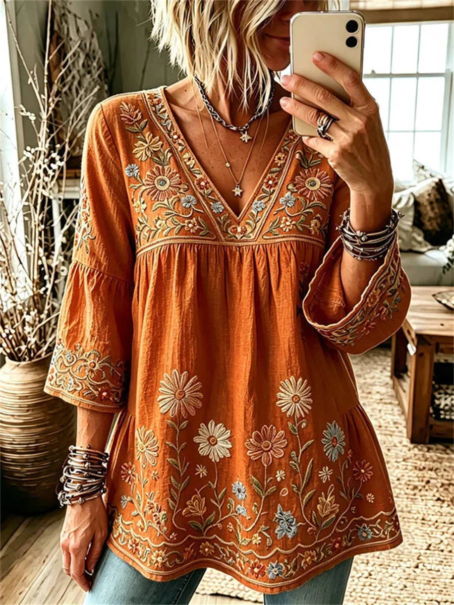 Margot Floral Blouse Floral 1