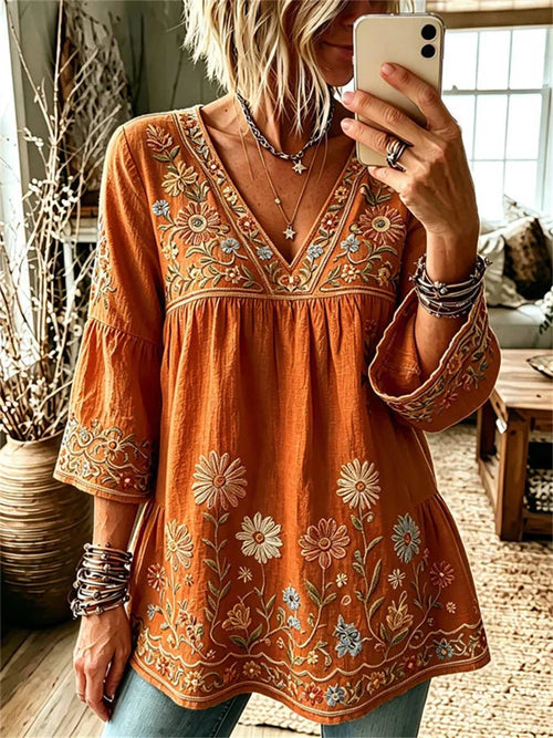 Margot Floral Blouse Floral 1