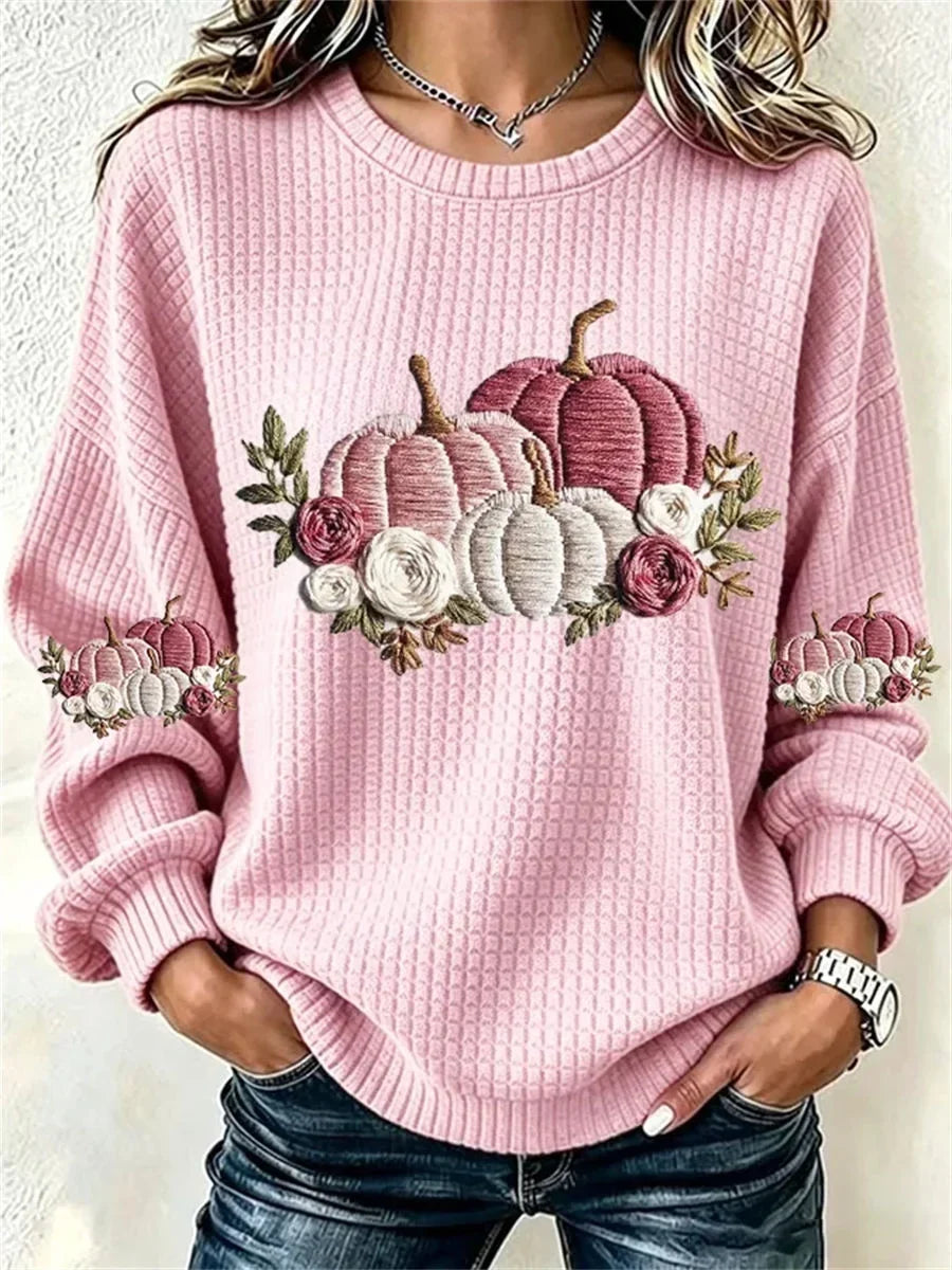 Rosalie Floral Sweatshirt Pink 1