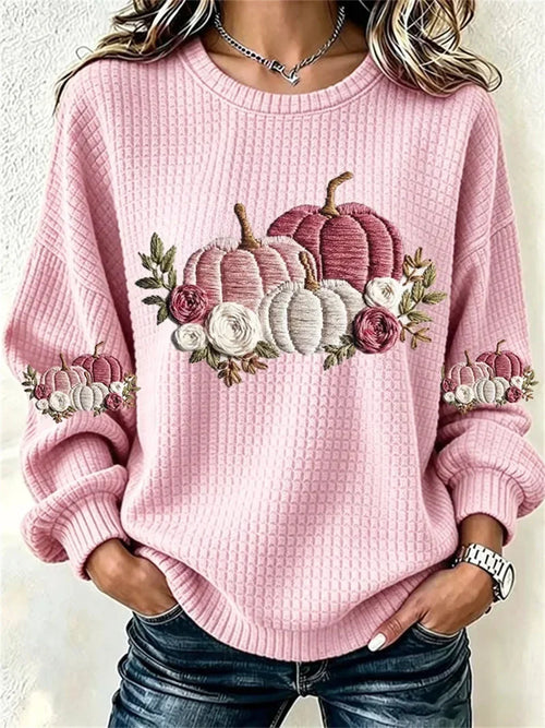 Rosalie Floral Sweatshirt Pink 1