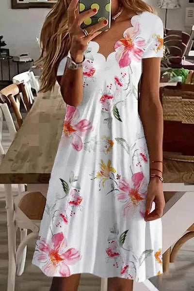 Paloma Floral Midi Dress Floral 1