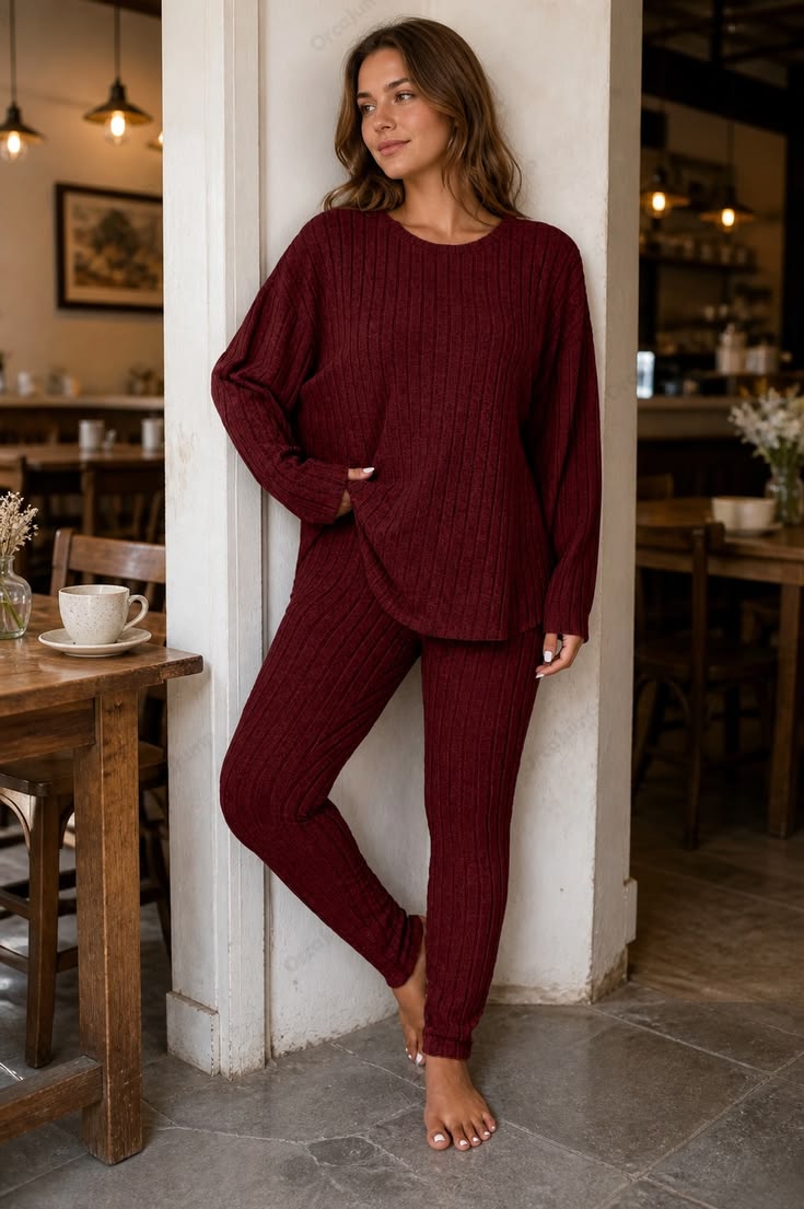 Alba Ribbed Knit Tunic Dress Multi 1
