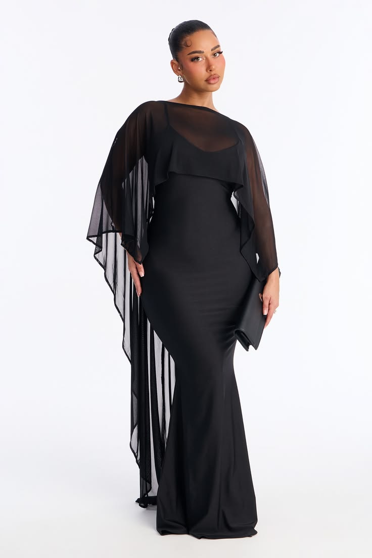Valentina Satin Maxi Dress Multi 1
