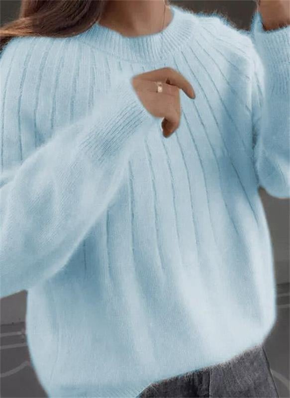 Margot Cashmere Knit Sweater Orange 1