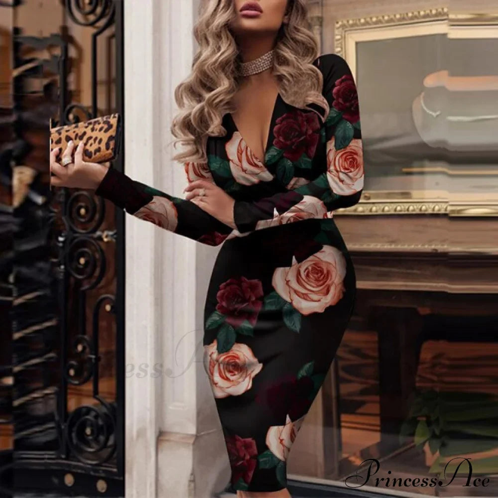Valentina Sequin Wrap Dress Chain 10