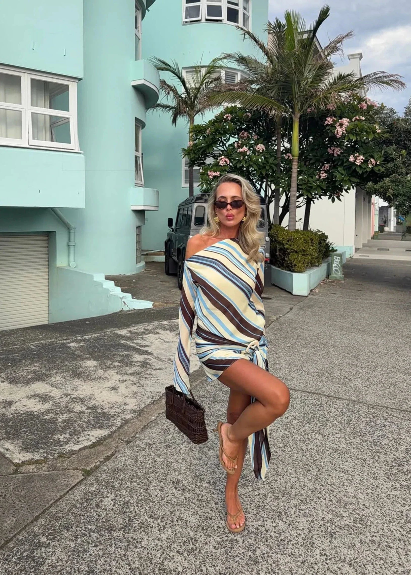 Ella Silk Mini Dress 3