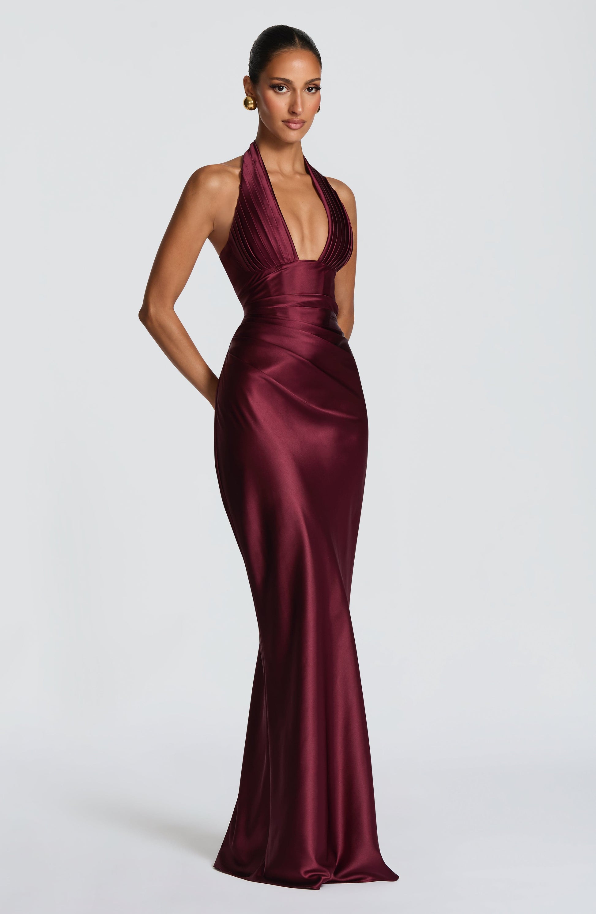 Elowen Cherry Lacquer Maxi Dress Cherry Lacquer 3