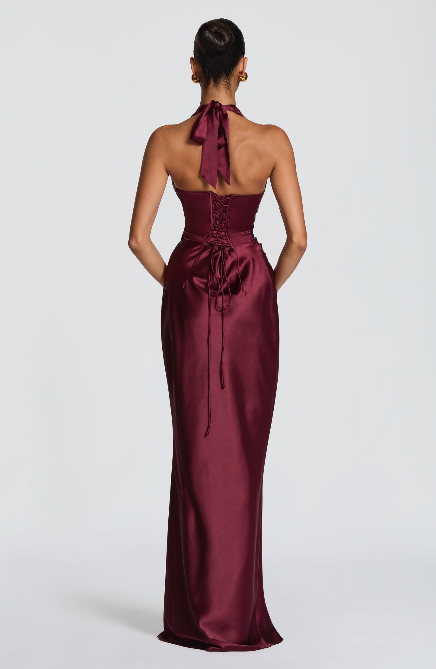 Elowen Cherry Lacquer Maxi Dress Cherry Lacquer 2