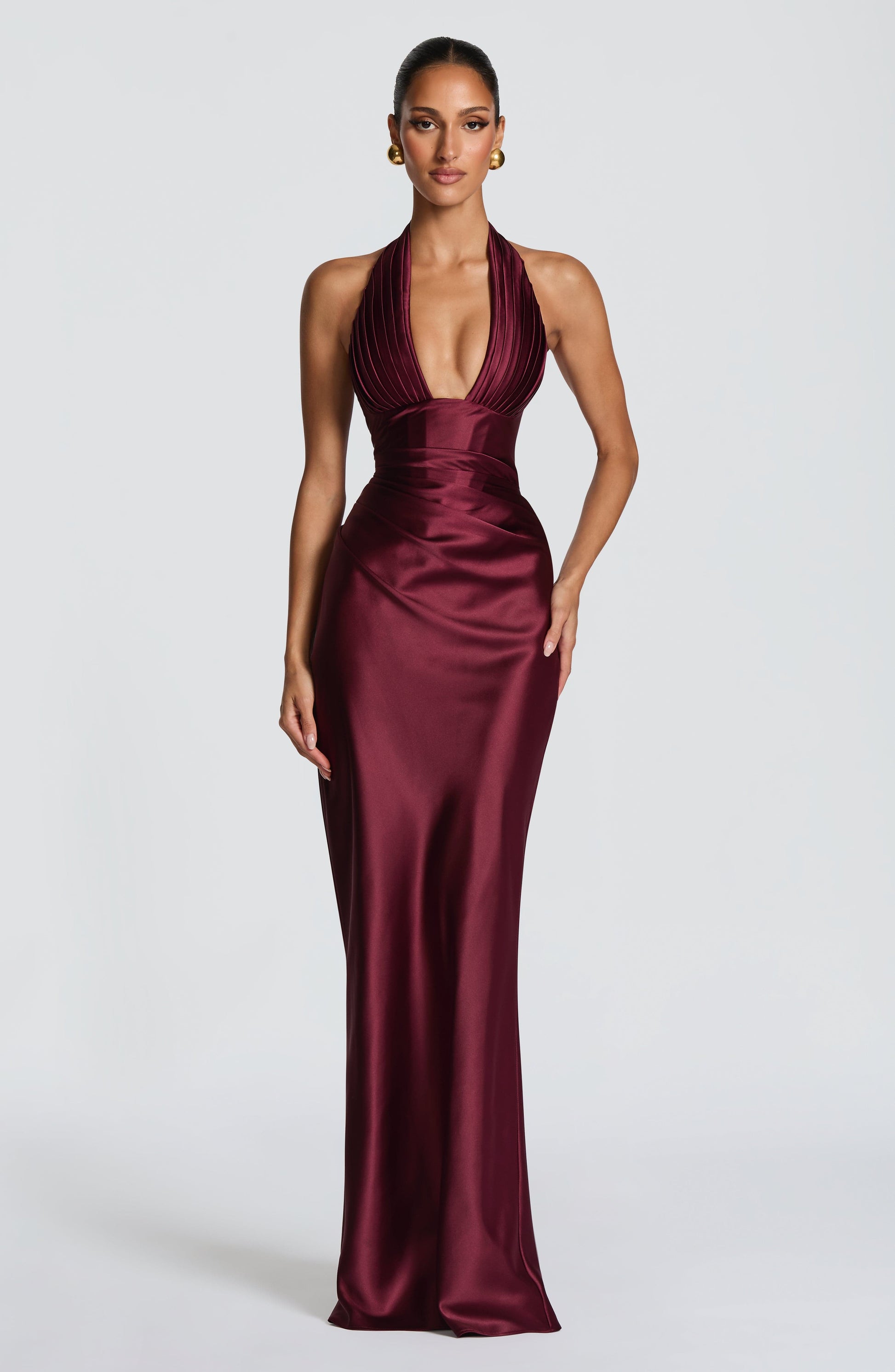 Elowen Cherry Lacquer Maxi Dress Cherry Lacquer 5