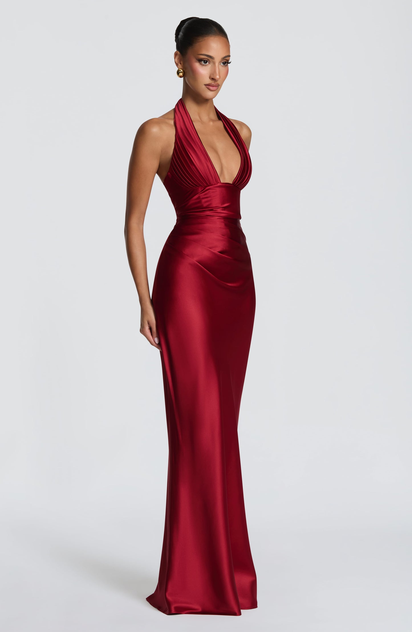 Elowen Cherry Lacquer Maxi Dress Cherry Lacquer 27