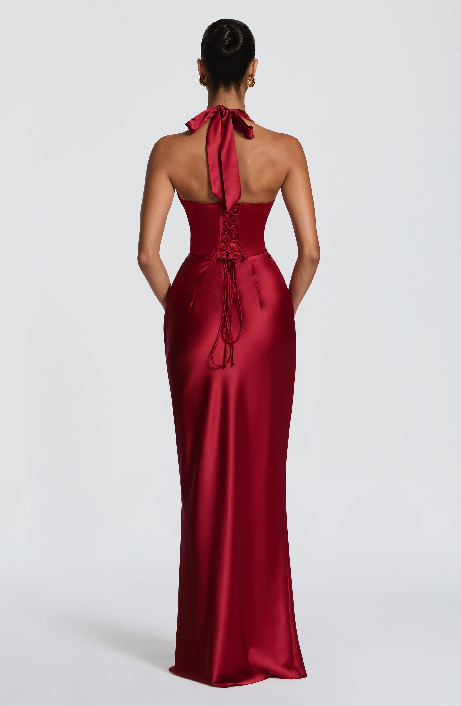 Elowen Cherry Lacquer Maxi Dress Cherry Lacquer 26
