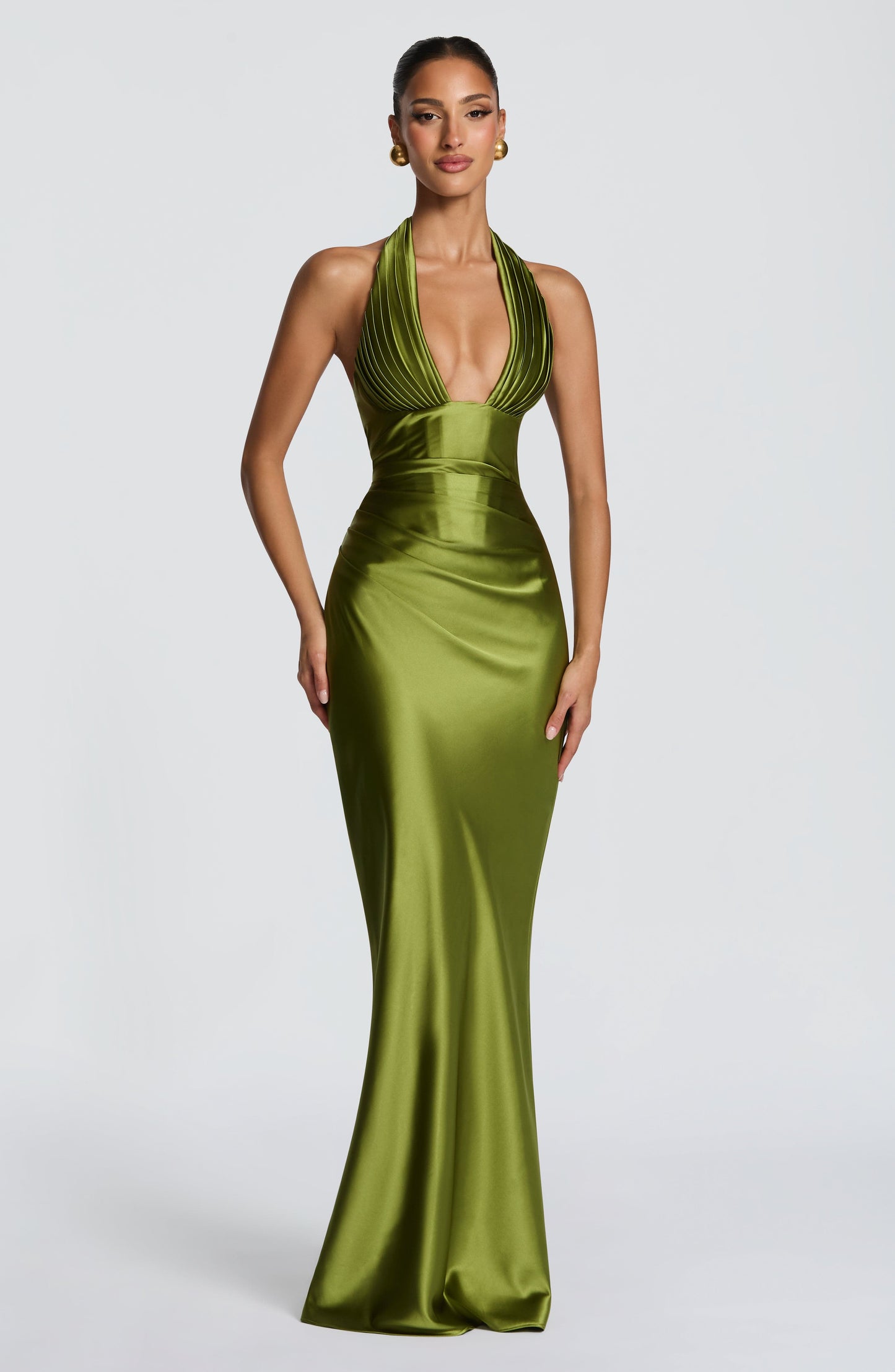 Elowen Cherry Lacquer Maxi Dress Cherry Lacquer 15