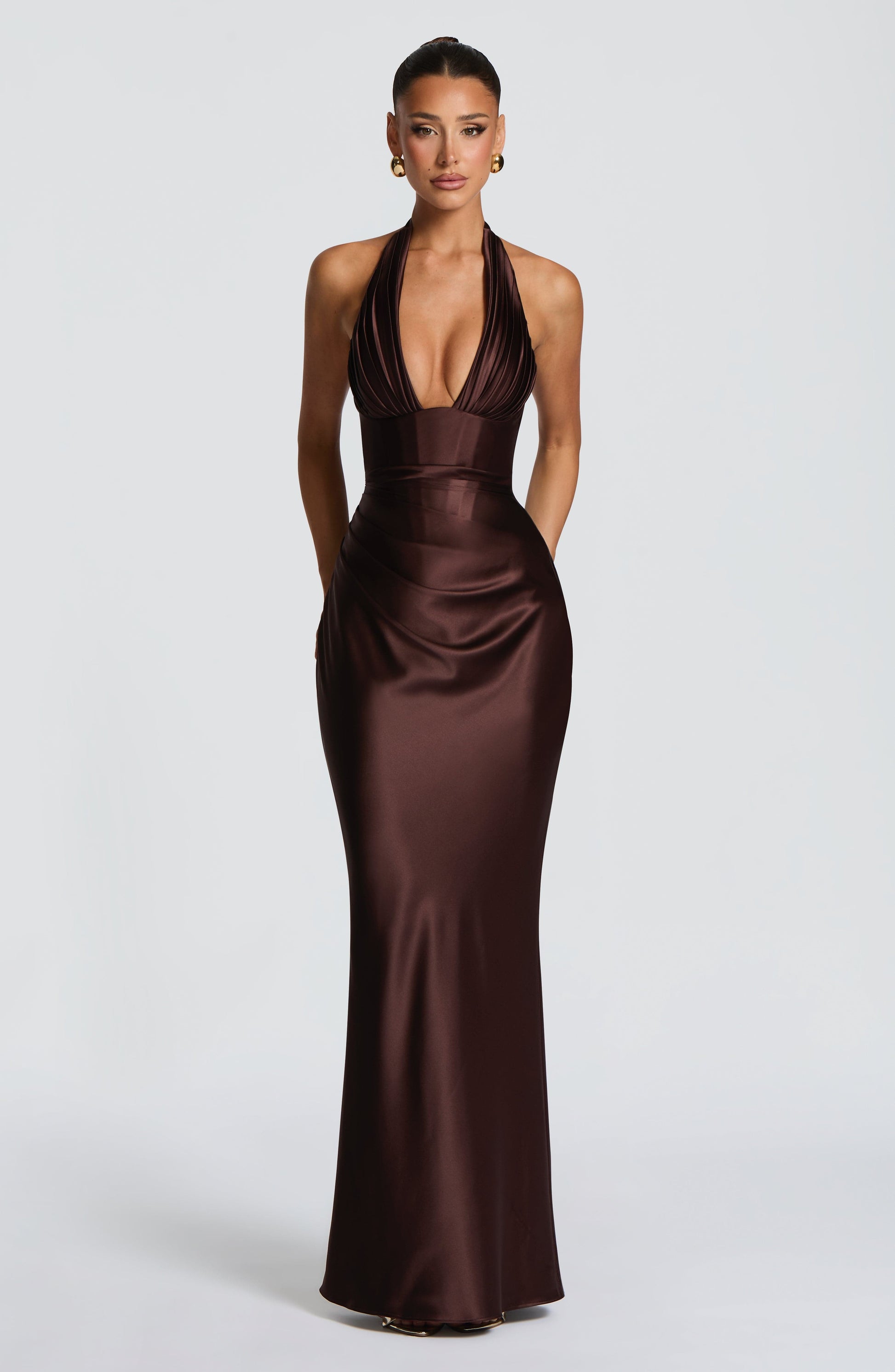 Elowen Cherry Lacquer Maxi Dress Cherry Lacquer 9