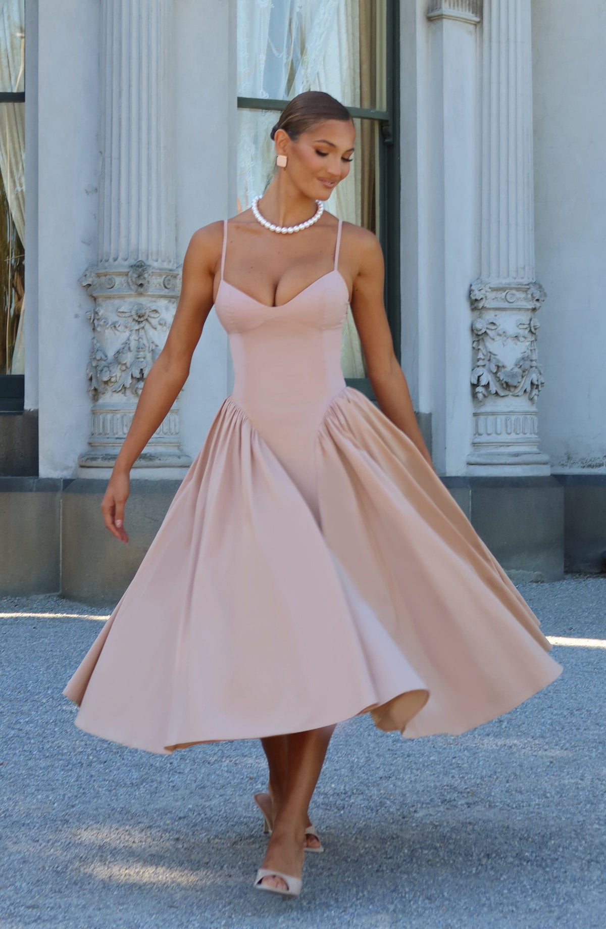 Emerson Lemon Midi Dress Clay 9