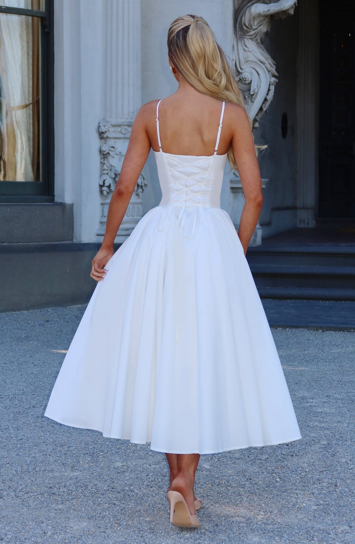 Emerson Lemon Midi Dress Ivory 4