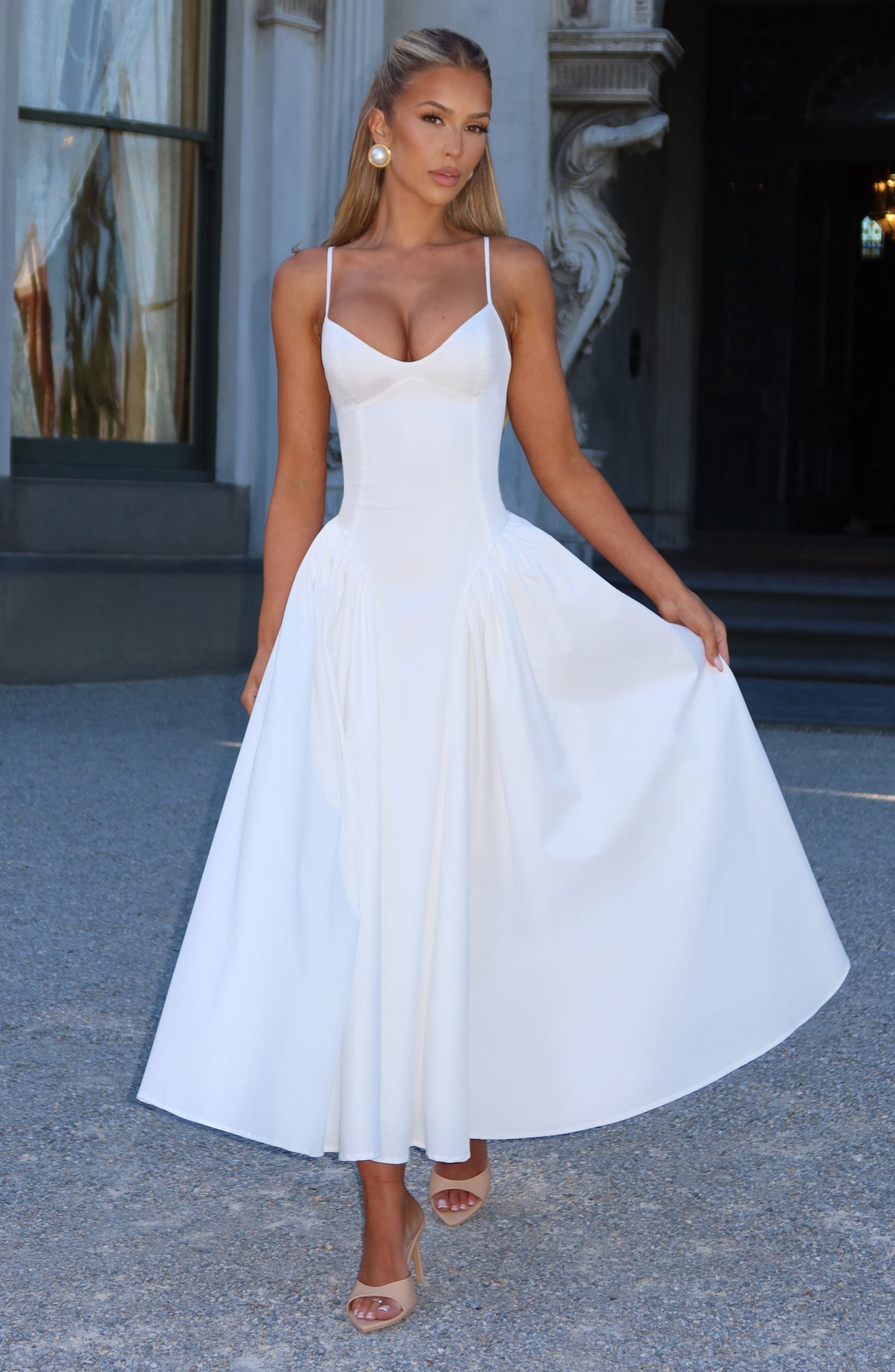 Emerson Lemon Midi Dress Ivory 2