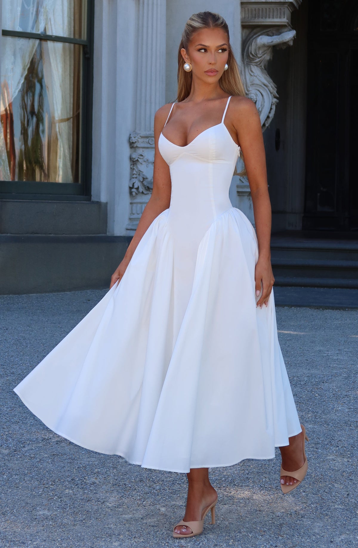 Emerson Lemon Midi Dress Ivory 1